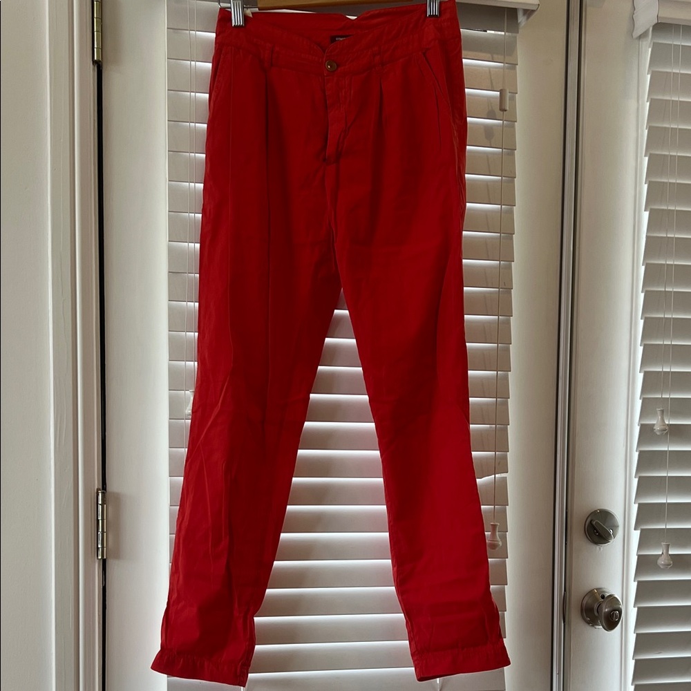 Women’s Red Casual Pants